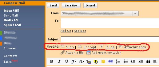 FireGPG Gmail Integration