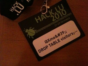 Hack.lu Badge