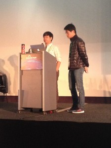 Sung-ting & Ming-chieh on stage