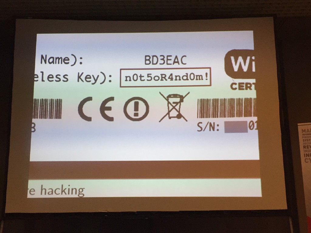 Router WPA Key