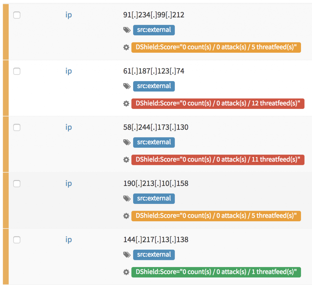 DShield Analyzer Status