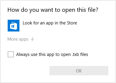 How to you want to open this file?